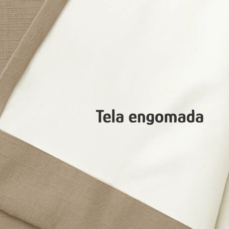 Cortina Blackout 140x230 Cm No Pasa Luz Living Dormitorio Gris Arena Claro