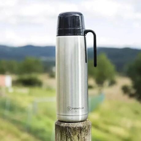 Termo Termolar R-evolution 1lt - 5 Años De Garantía Acero Plateado