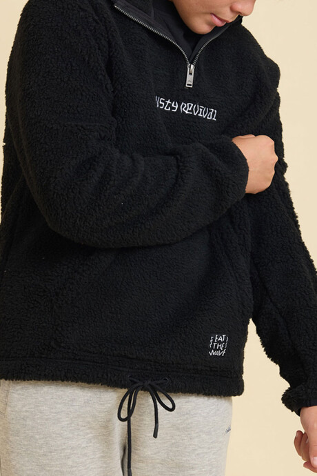 CANGURO M/C KUNAL TEEN ( SHERPA ) RUSTY Negro