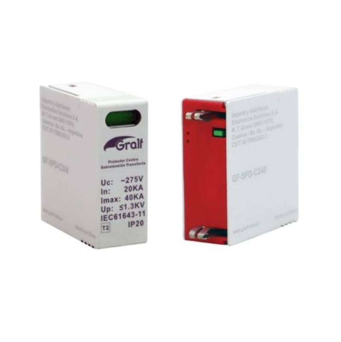 CARTUCHO DE RECAMBIO P/ DPS 40KA - GRALF 