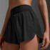 Short Running Light Speed Hi-Rise 3 Inch Short Mujer Black/black Reflective