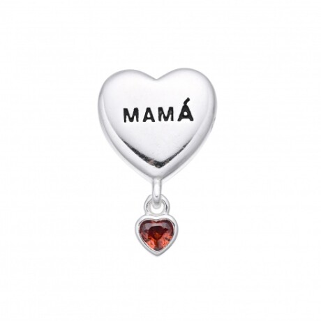 Dije de plata 925 con circonia, CORAZON PASANTE. Dije de plata 925 con circonia, CORAZON PASANTE.