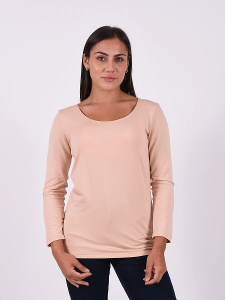 REMERA BÁSICA SOFIA BEIGE