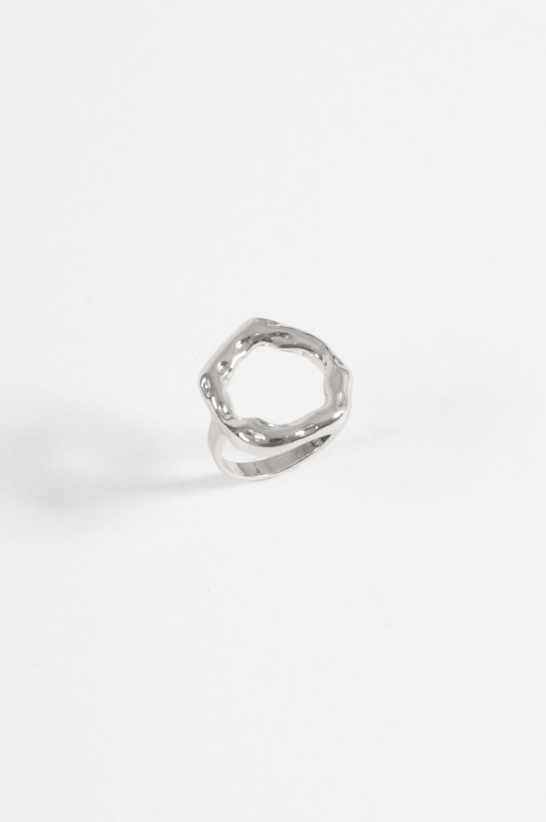 Anillo round - plateado 