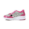 Molekinha Calzado Deportivo Acordonado C/ Luces Y Glitter Plata-rosado