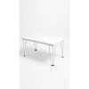 Mesa Ratona blanca con patas de metal - PRODUCTO CON DETALLES Mesa Ratona blanca con patas de metal - PRODUCTO CON DETALLES