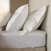 FUNDA DE ALMOHADA FRENCH FLAX LINEN Blanco - SET x 2