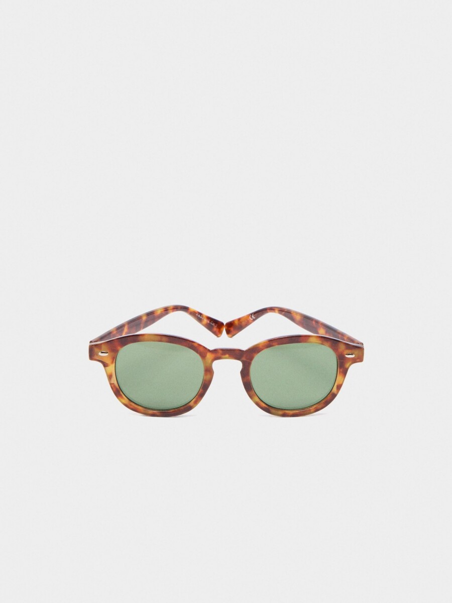 Gafas De Sol Redondas marron