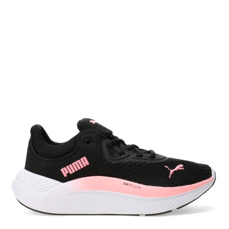Championes de Mujer Puma Softride Pro Negro - Rosado Coral