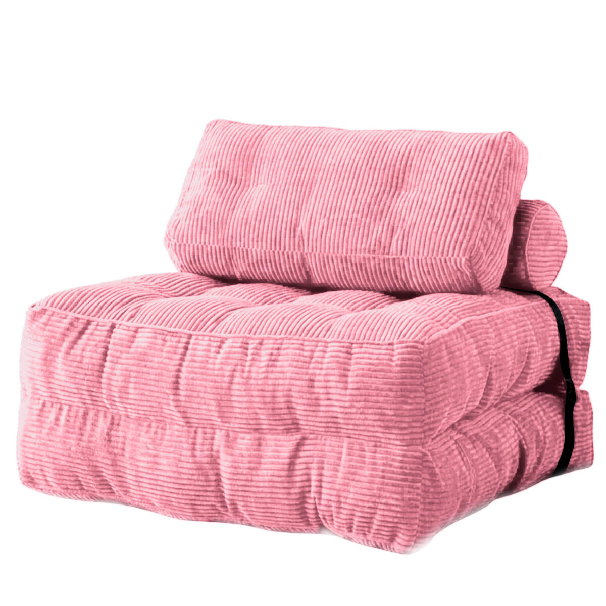 Sofá Sillón Cama Plegable Cloudnest + Almohada Living - Rosa 