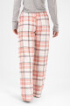 Pantalon mujer franela Rosado