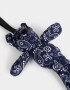 Llavero Peluche Llavero Y Charm Osito De Peluche - Azul Medio