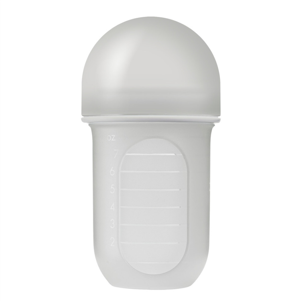 Mamadera Silicona con tetina 3m+ (240ml) - gris claro 