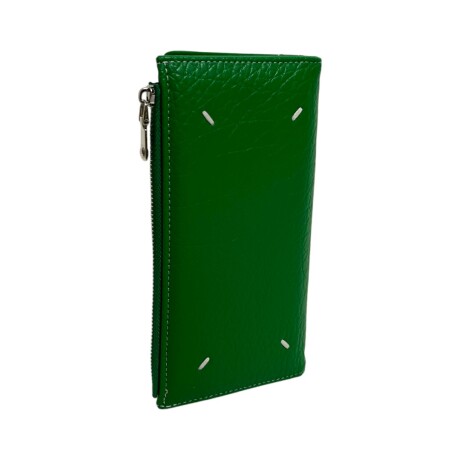 Billetera de dama Larga con costuras Verde