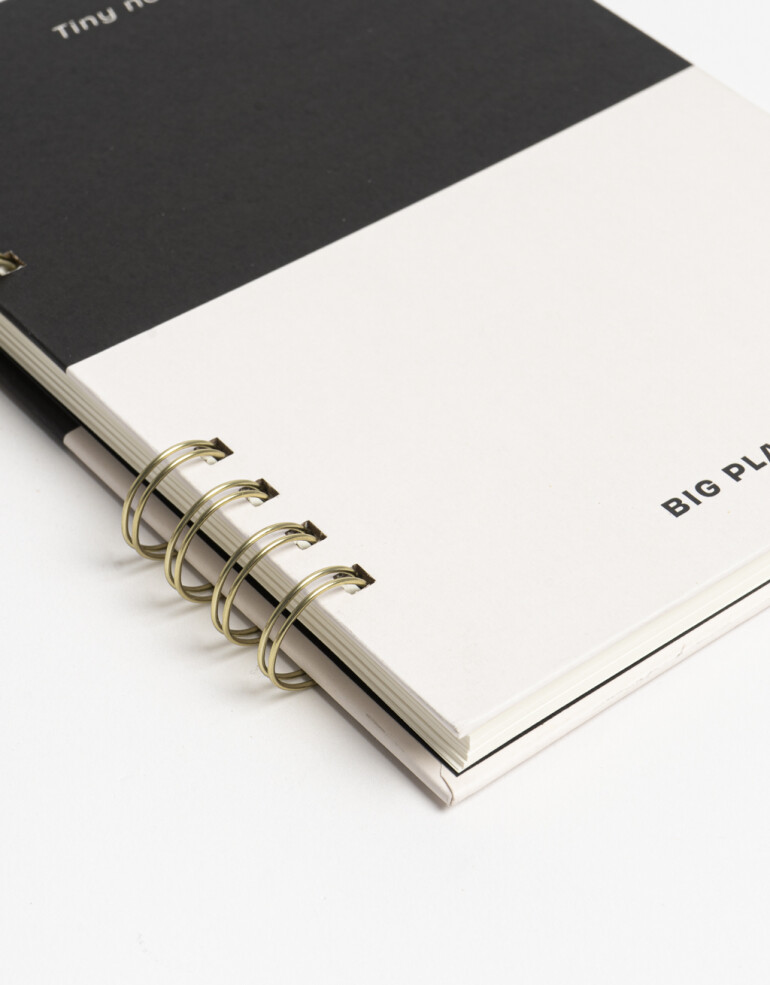 Anotadores Cuadernos y Memos Cuaderno Cuaderno A5 Anillado De Tapa Dura Con Estampa Colorblock - Combinacion Tricolor