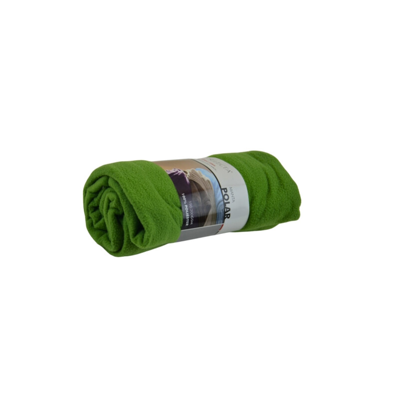 Manta polar 1 plaza 127x152 cm Verde claro