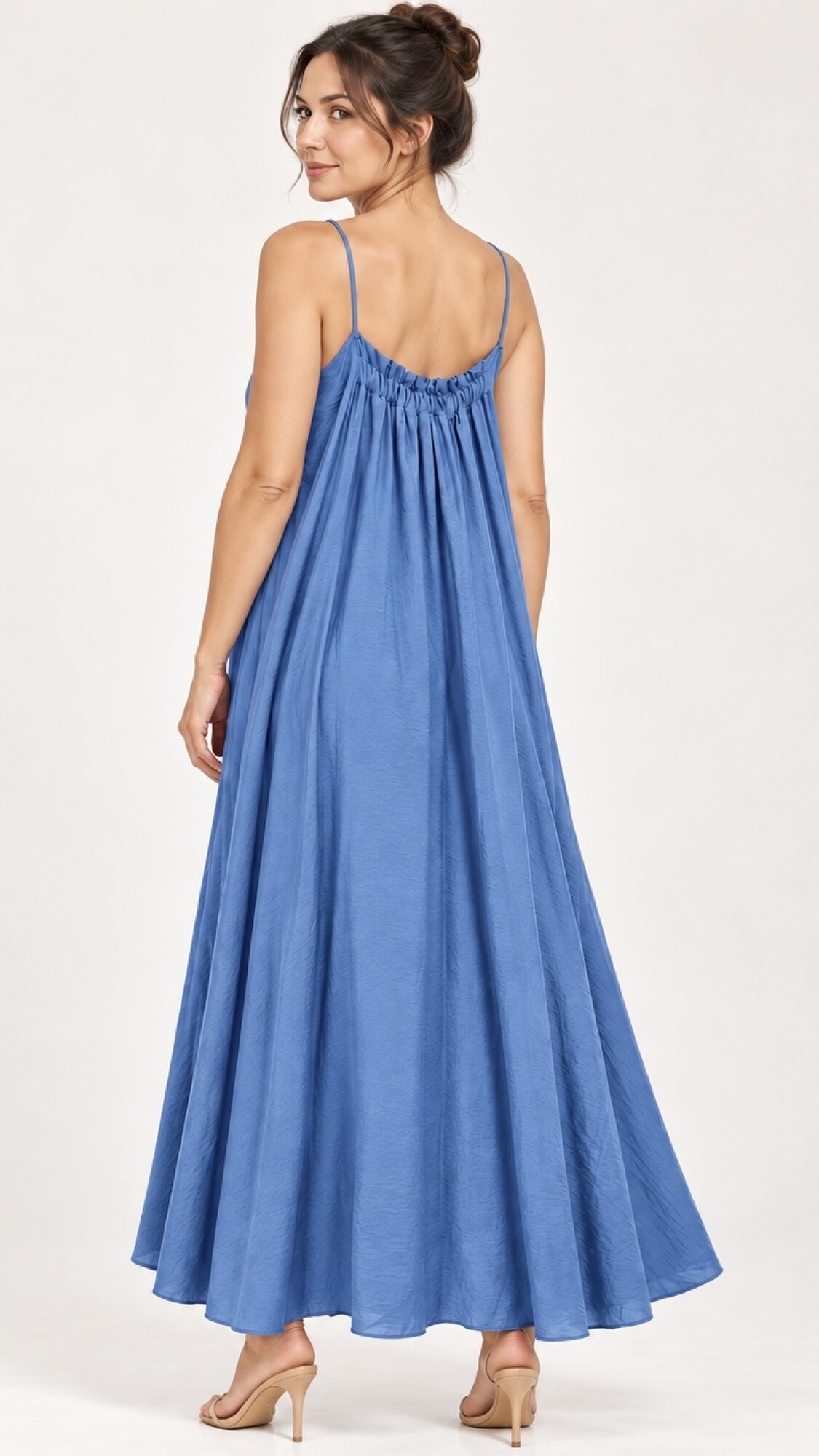 VESTIDO MALTA CELESTE