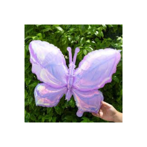 Globo Mariposa Tornasolado Lila
