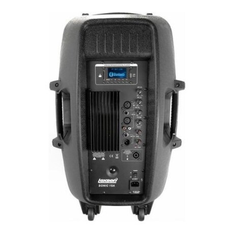 Parlante caja activa Lexsen Sonic 15A 150W RMS + accesorios Negro