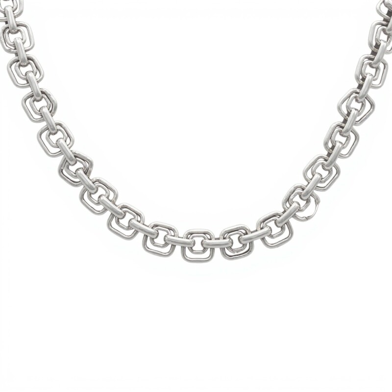 Cadena cuadrado doble - Plata 925 -Sin piedra-CD3237 sinpiedra