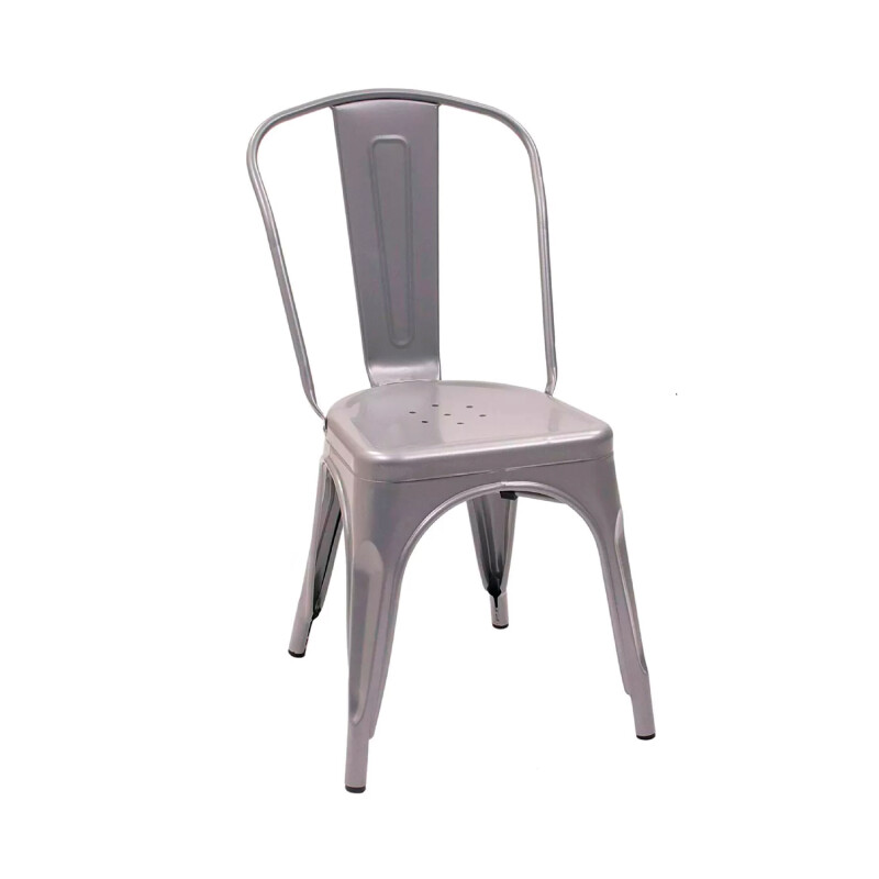 Silla Tolix opaca en metal varios colores Metal