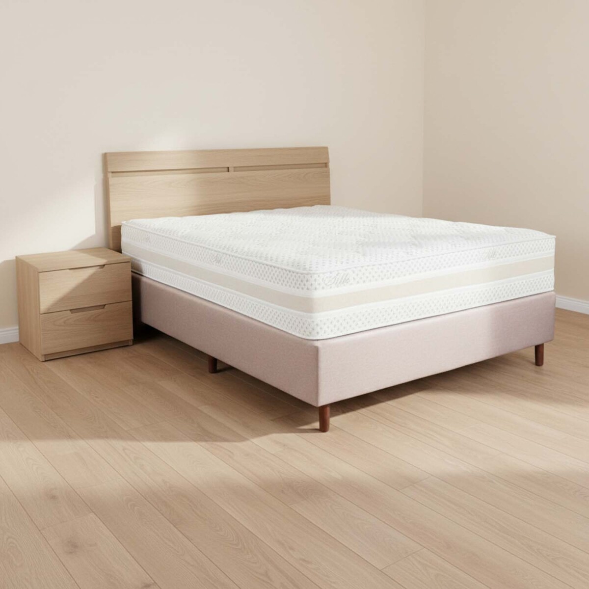 SOMMIER - 2 PLAZAS RESORTES POCKET DENSIDAD SIMPHONY 