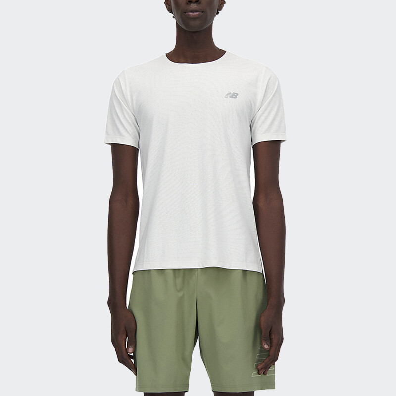 Remera New Balance Athletics Blanco