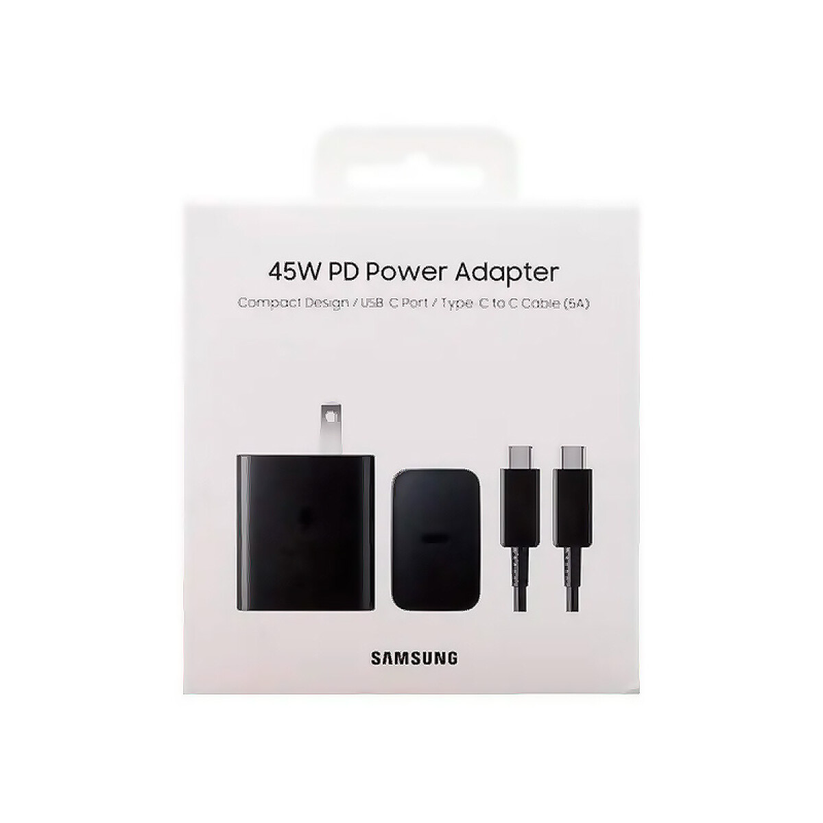 Cargador Original Samsung 45W con Cable USB-C 