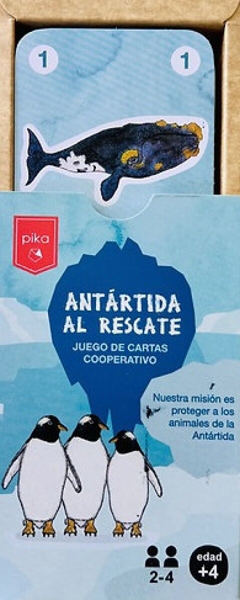 ANTARTIDA AL RESCATE - JUEGO DE CARTAS COOPERATIVO 