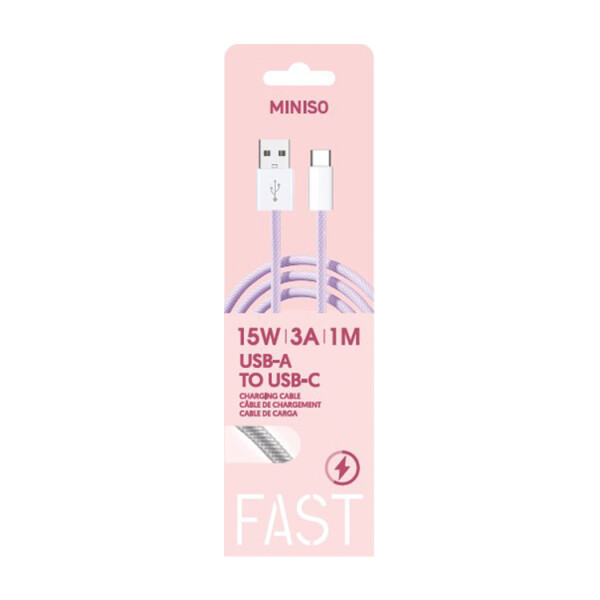 Cable tipo-C lila