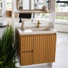 Mueble de baño suspendido Canela Jequitiba 60cm Mueble De Baño Suspendido Canela Jequitiba 60cm
