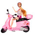 Outlet Muñeca En Moto Rosada 21*28cm Outlet Muñeca En Moto Rosada 21*28cm