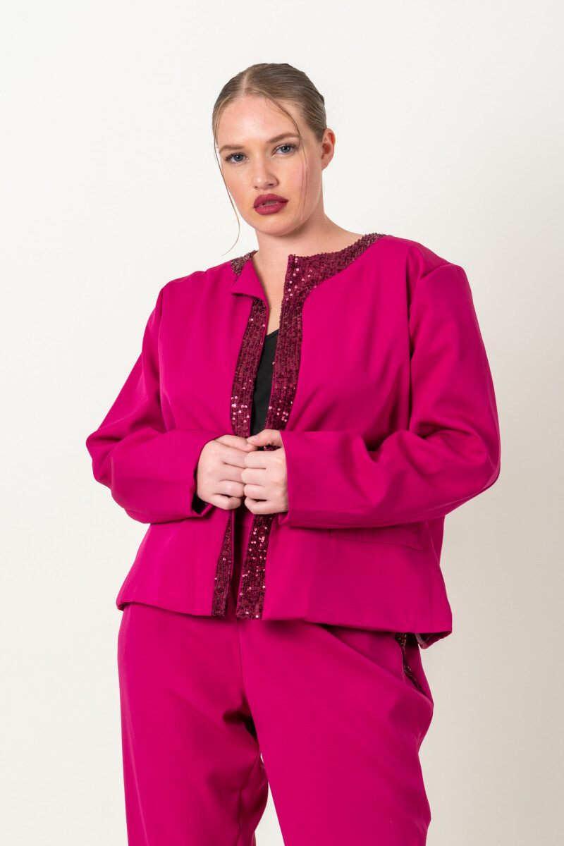 CHAQUETA PARTHENA - Magenta 