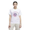 Remera de Mujer Adidas Floral Graphic W Blanco - Lila