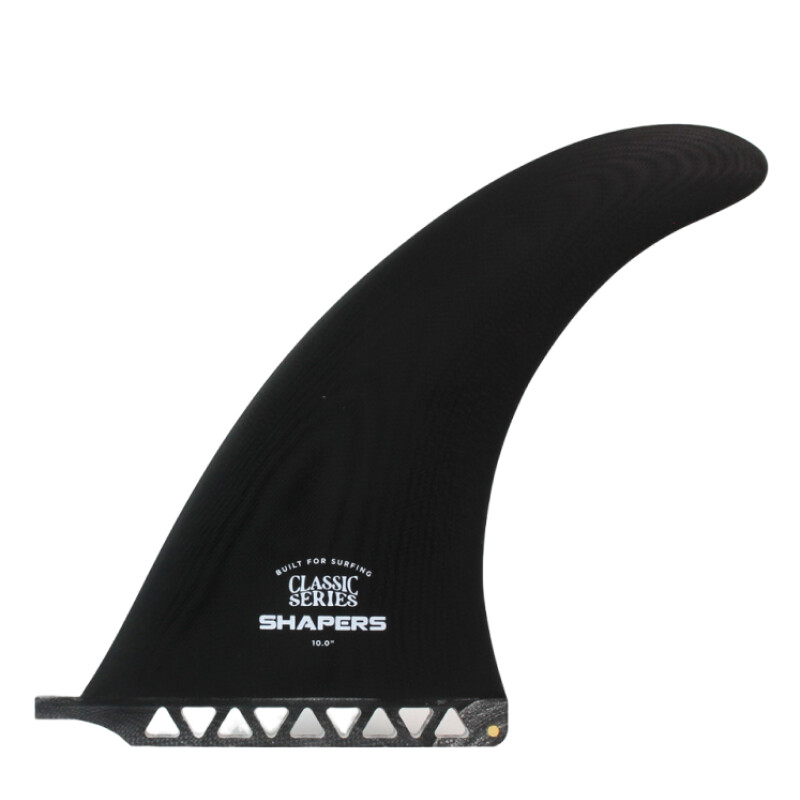 Quilla Shapers Classic Trans Black 10" Box Fin Quilla Shapers Classic Trans Black 10" Box Fin