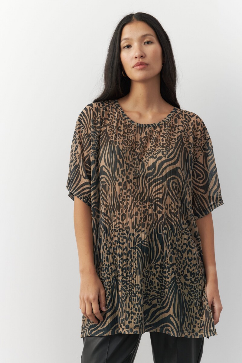 REMERA BISCOTTI Marrón Corteza