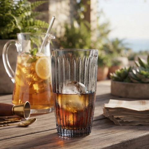 Vaso Lapidado 400 ml GRIS OSCURO