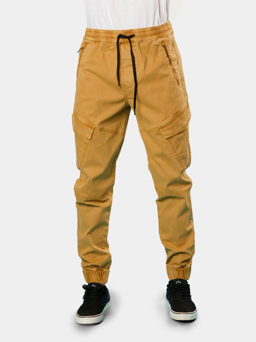 PANTALON CARGO PAOLO RUSTY - Kaki 