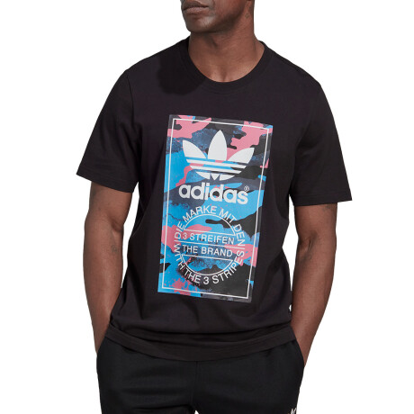 REMERA adidas GRAPHIC CAMO Black