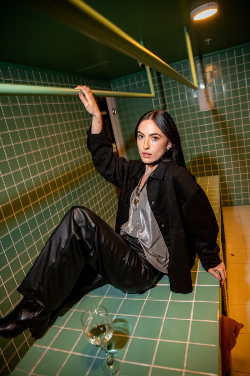 Chaqueta Gamuza - negro 