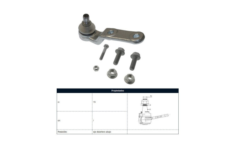 Rotula Del Chev Celta/Corsa Combo/Corsa/Montana 95-21 Der/Izq Rotula Del Chev Celta/Corsa Combo/Corsa/Montana 95-21 Der/Izq