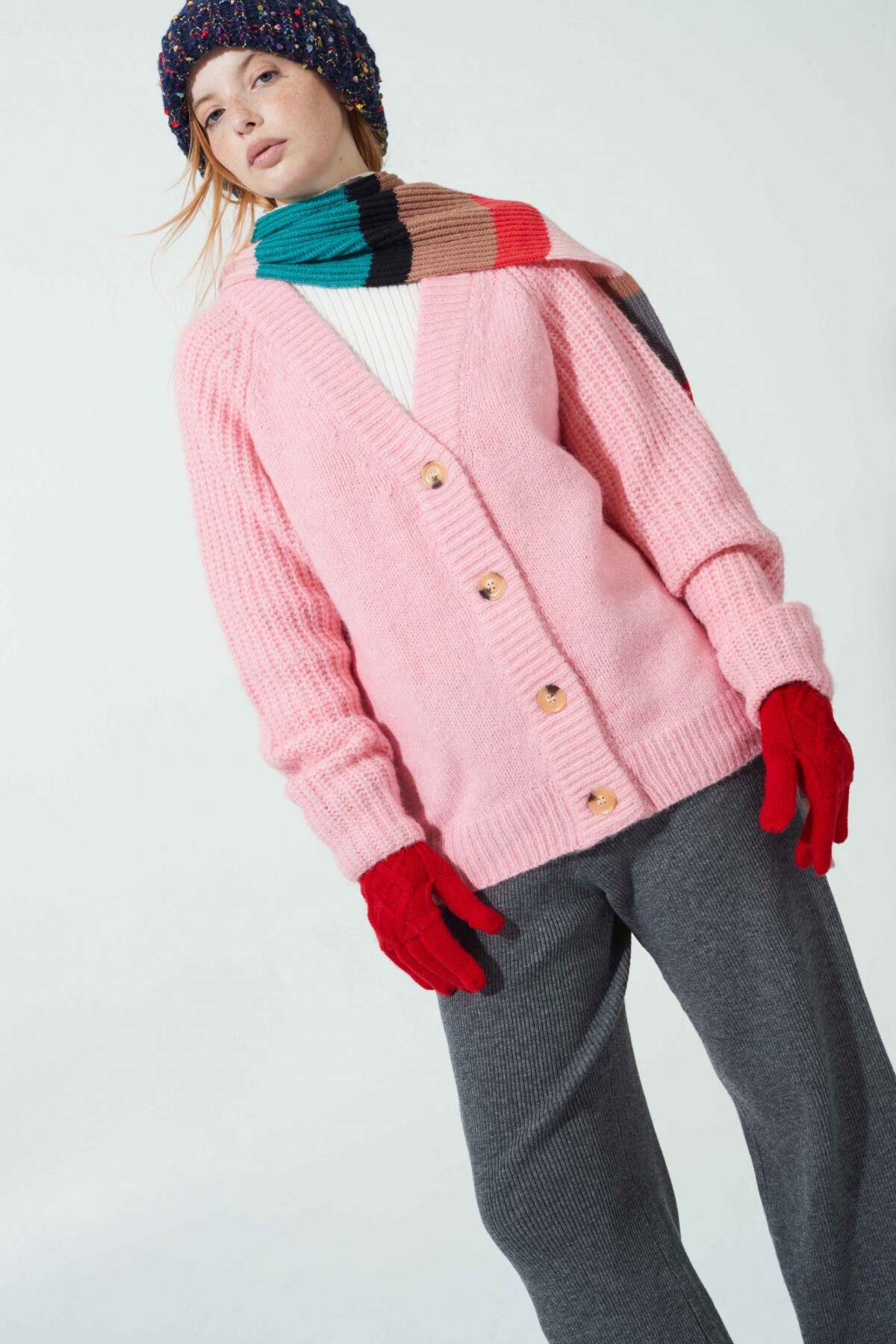 Cardigan Anouk Rosado
