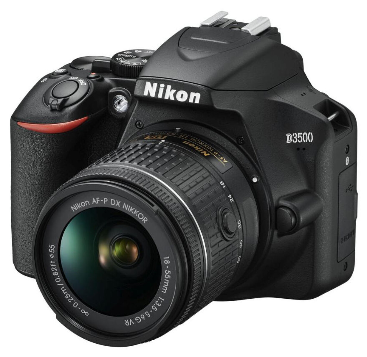 Camara Nikon D3500 24MP, Lente Vr 18-55MM 