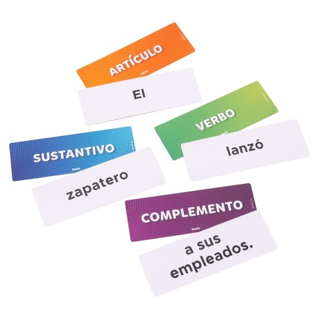 Juego de Tarjetas Dactic Crea Oraciones Juego de Tarjetas Dactic Crea Oraciones