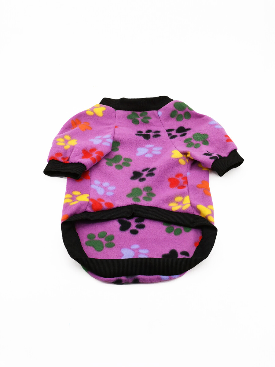 BUZO POLAR PET HUELLITAS 9 A 12 KG - NEGRO 