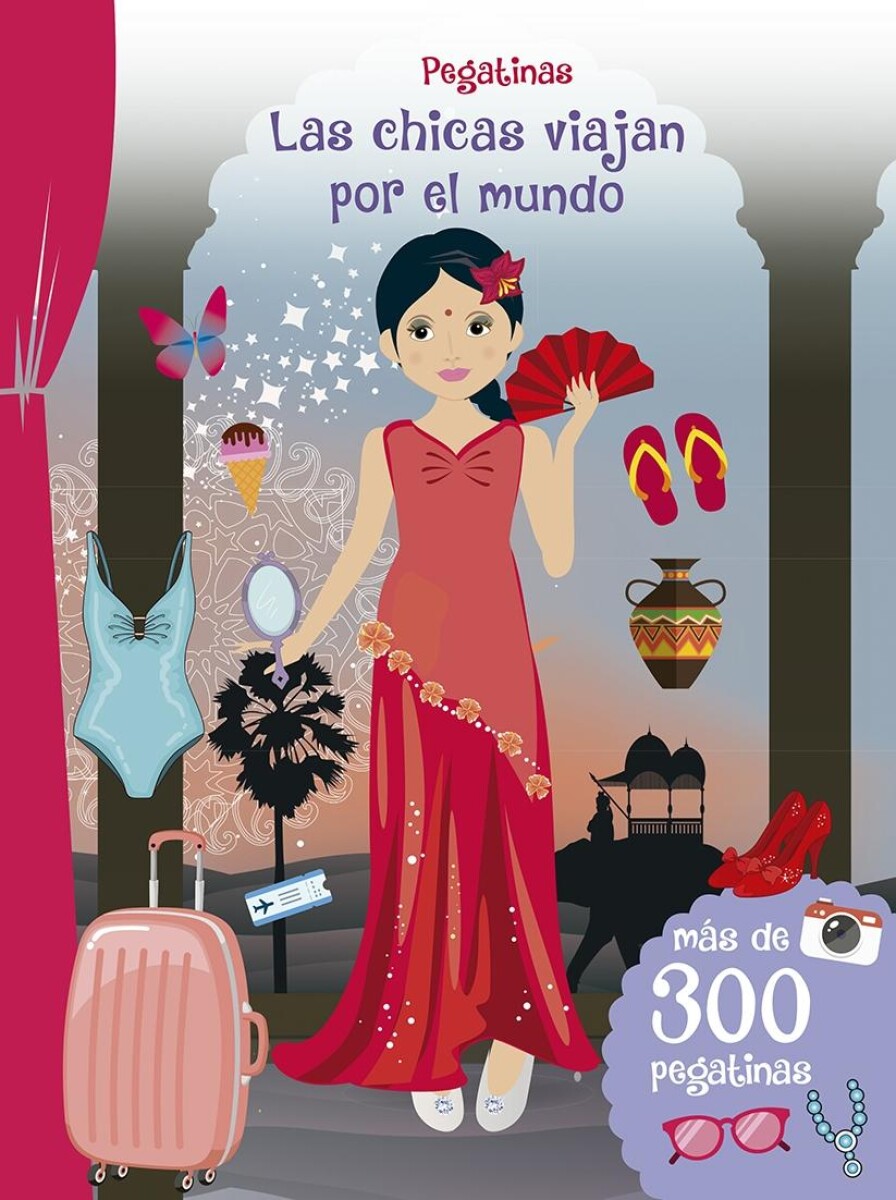 LAS CHICAS VIAJAN POR EL MUNDO (PEGATINAS) 