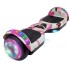 Skate Electrico Hoverboard Musica Bluetooth Luces Patineta Variante Diseño Militar Rosa