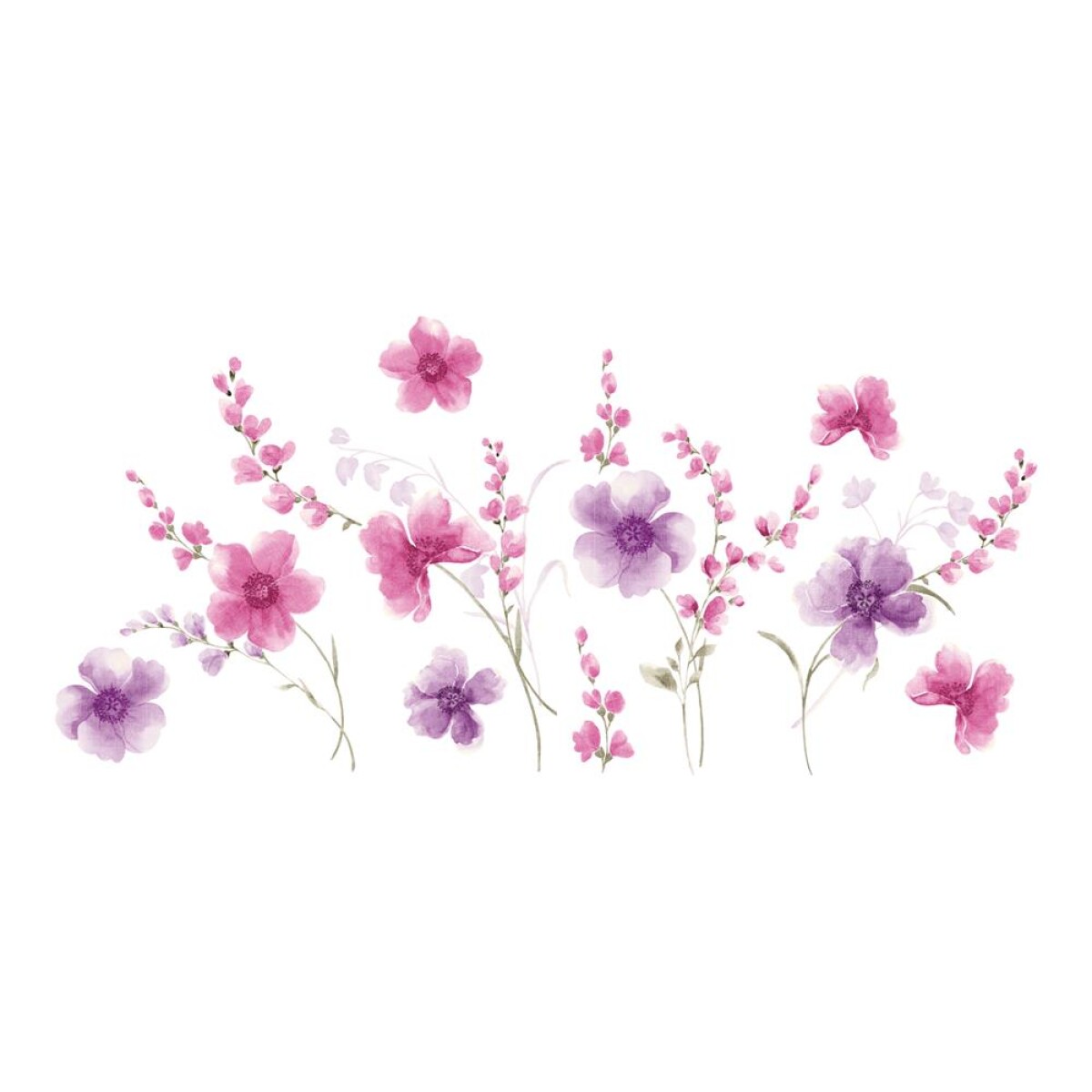 WALLPOPS SPRING FLOWERS WALL DECALS 