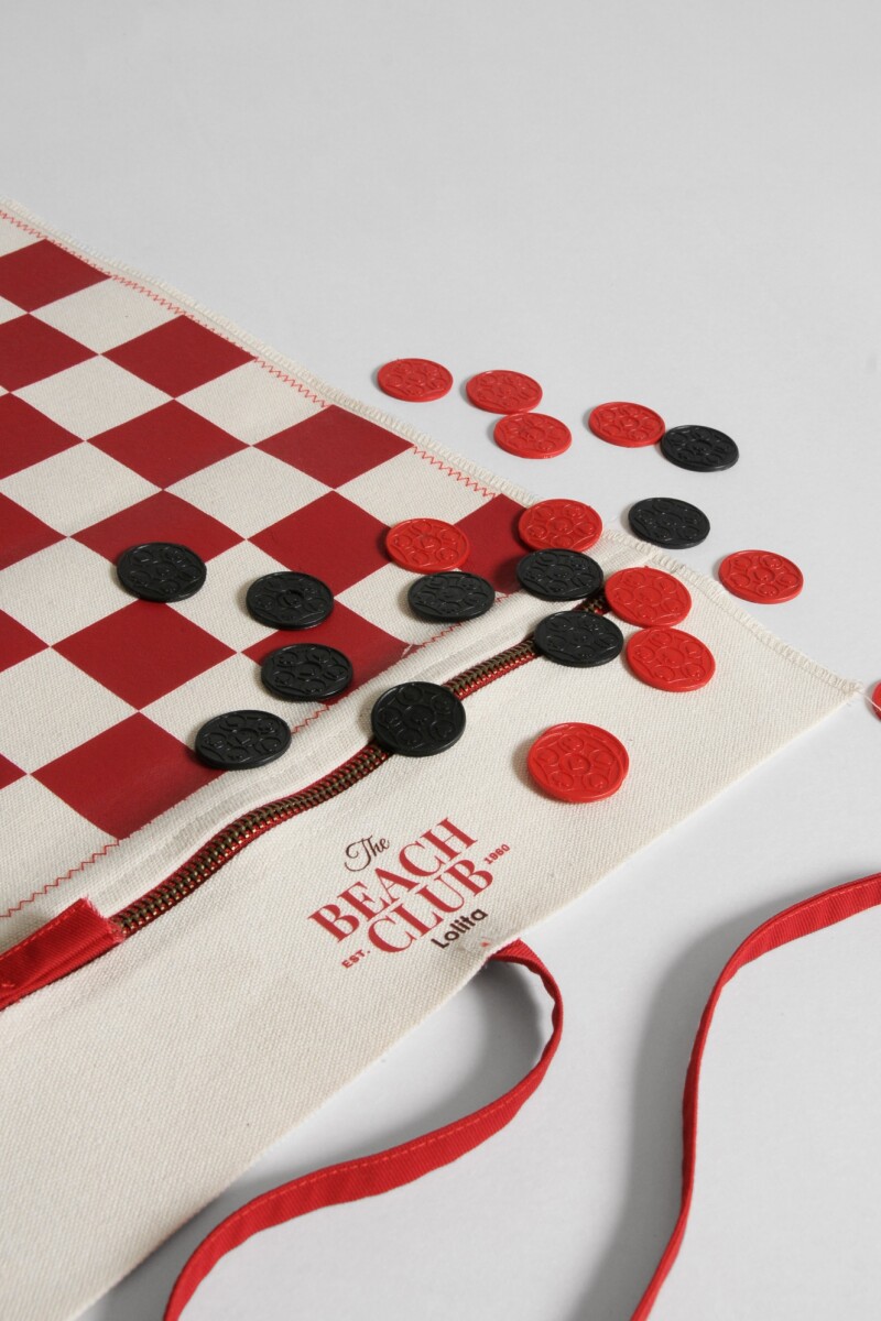 Juego de damas The beach Club crudo