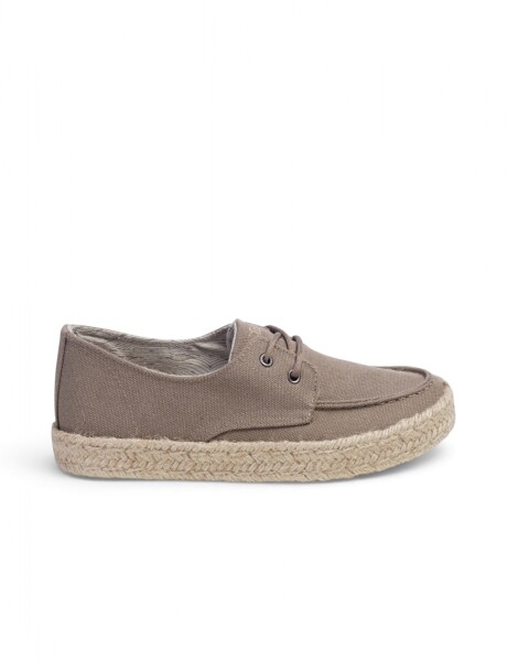 ZAPATO NAUTICO CANVAS Tostado